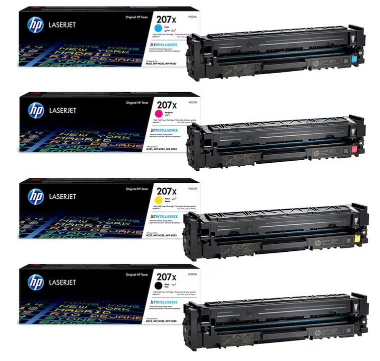 Original HP 207X Schwarz W2210X Toner LaserJet Pro M255 M282 M283