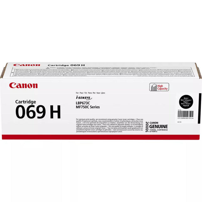 Canon Original 069H Schwarz 1 Toner Canon i-Sensys MF752Cdw MF754Cdw LBP673Cdw