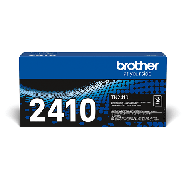 Original Brother TN-2410 Schwarz / Black Toner für Brother HL-L2350DW / MFC-L2730DW