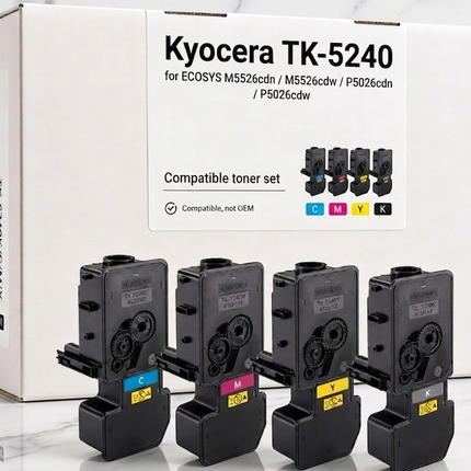 XXL Kyocera TK-5240 Set  ECOSYS M5526 M5526 P5026 P5026 cdn cdw cdn