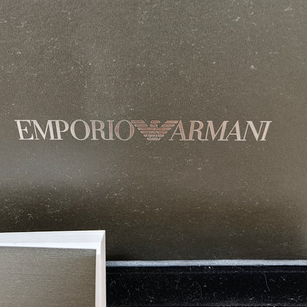 Emporio Armani Luigi AR1808 Herrenchronograph Edelstahl Mesh - gebraucht mit Originalbox