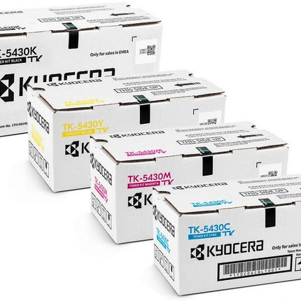 Original Kyocera TK-5430 Toner-Set (Schwarz, Cyan, Magenta, Gelb) für Kyocera Ecosys PA2100 und MA2100 – Produktbild