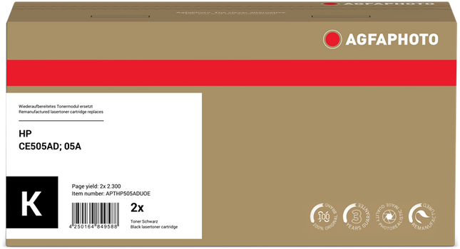Agfa Photo 05A-CE505AD Multipack Schwarz