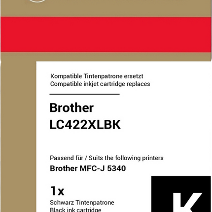 Agfa Photo APB422XLB Schwarz Druckerpatrone