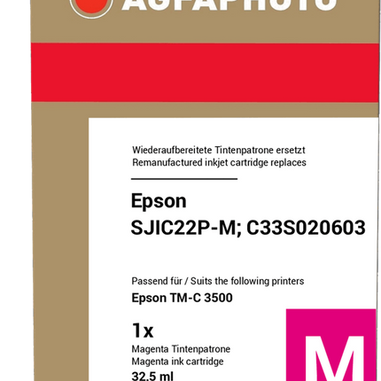 Agfa Photo APESJIC22PM Magenta Druckerpatrone