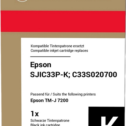 Agfa Photo APESJIC33PK Schwarz Druckerpatrone