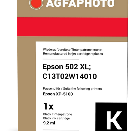 Agfa Photo APET502XLBD Schwarz Druckerpatrone