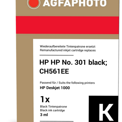 Agfa Photo APHP301B Schwarz Druckerpatrone