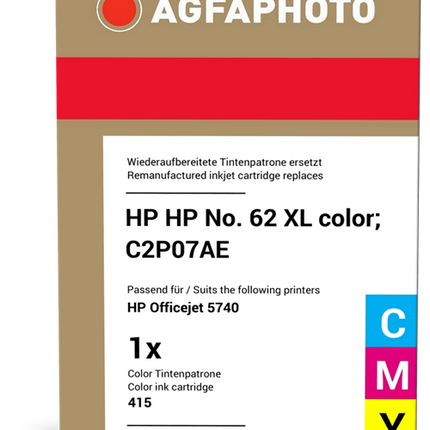 Agfa Photo APHP62CXL mehrere Farben Druckerpatrone