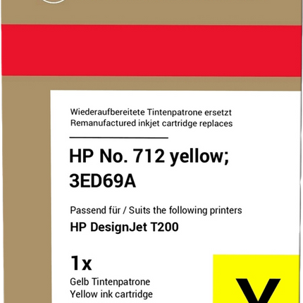 Agfa Photo APHP712Y Gelb Druckerpatrone