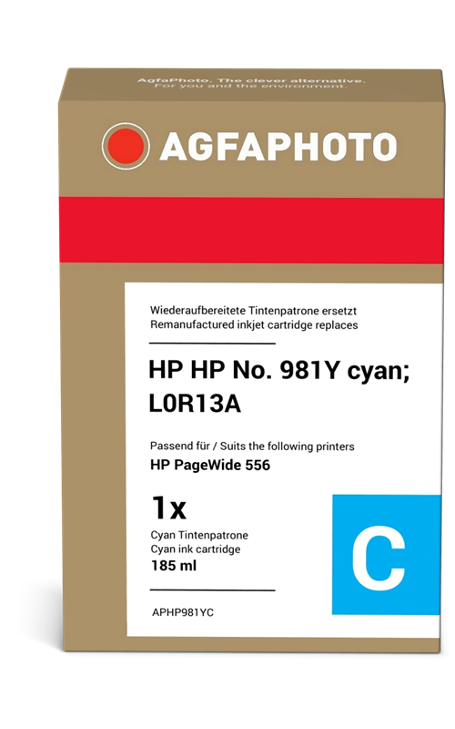 Agfa Photo APHP981YC Cyan Druckerpatrone