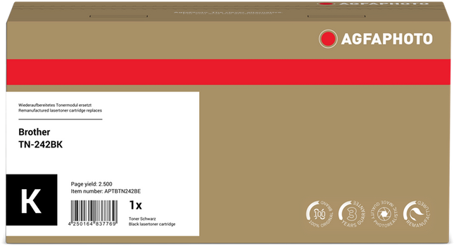 Agfa Photo APTBTN242BE Schwarz Toner