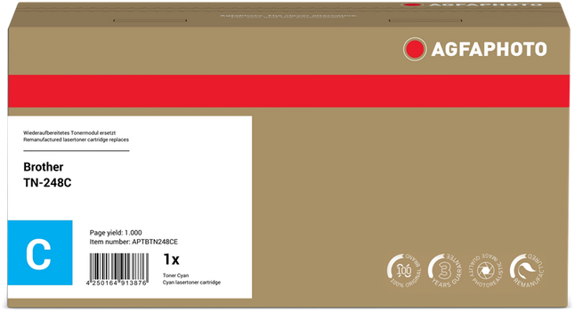 Agfa Photo APTBTN248CE Cyan Toner