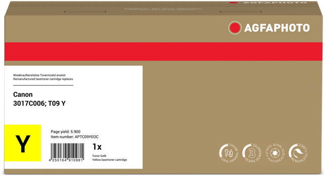 Agfa Photo APTC09YEOC Gelb Toner