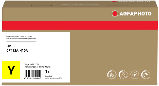 Agfa Photo APTHPCF412AE Gelb Toner