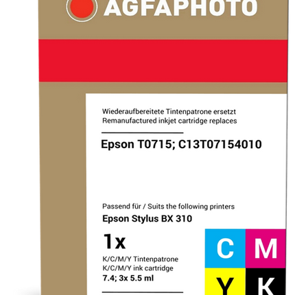 Agfa Photo Multipack Schwarz / Cyan / Magenta / Gelb