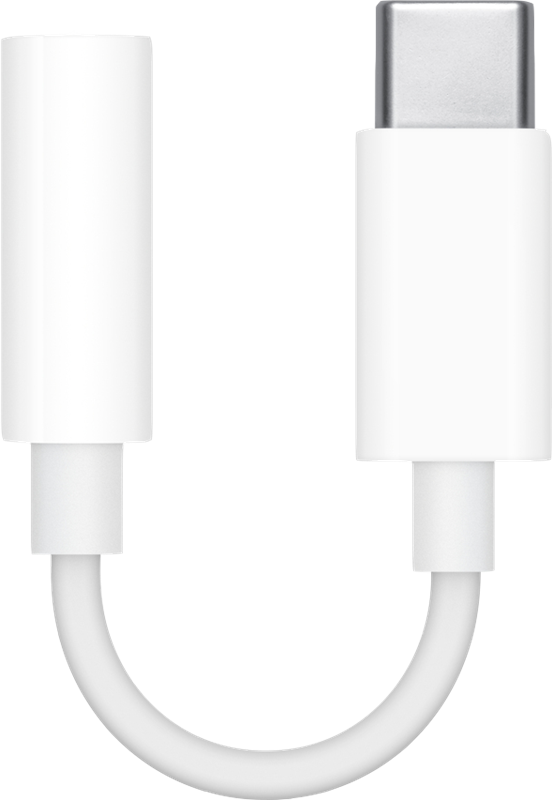Apple Adapter USB-C auf 3,5 mm Stecker Weiss