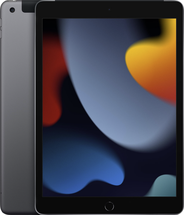 Apple iPad 9. Generation A2602 Refurbished inkl. Logitech Rugged Folio DE | 10,2 Zoll Tablet Grau