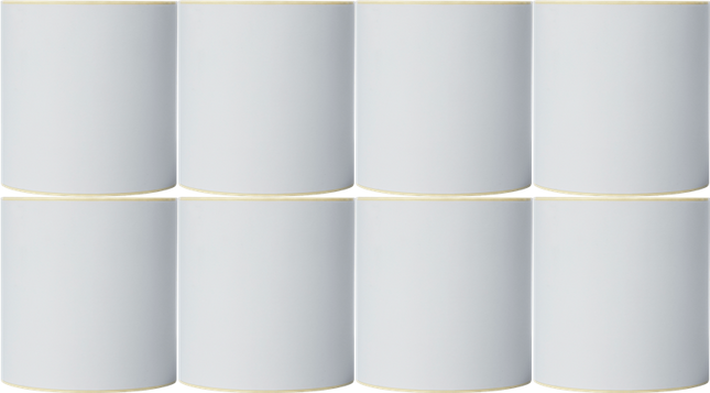 Brother BDE-1J000102-102 Einzeletikettenrolle 102mm x 56,4m Weiss