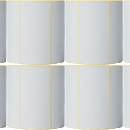 Brother BDE-1J050102-102 Einzeletikettenrolle 102mm x 50mm Weiss