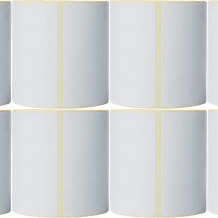 Brother BDE-1J152102-102 Einzeletikettenrolle 102mm x 152mm Weiss