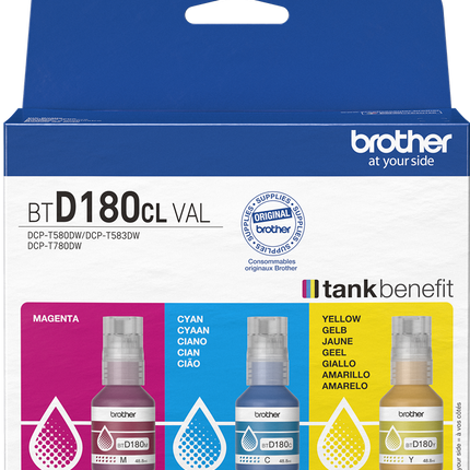 Brother BTD-180 Multipack Cyan / Magenta / Gelb