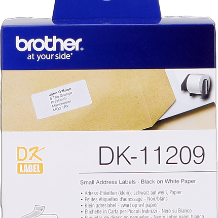 Brother DK-11209 Adress-Etiketten 29 x 62mm Schwarz auf Weiß
