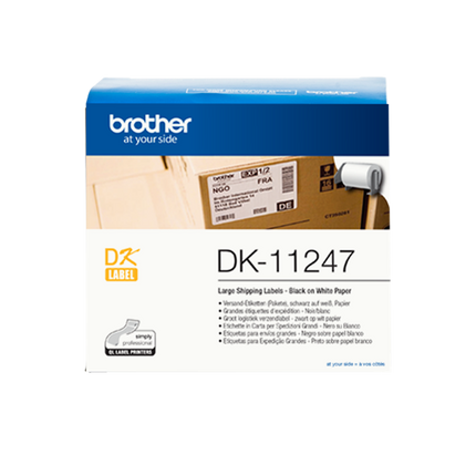 Brother DK-11247 Versand-Etiketten 103 x 164mm Schwarz auf Weiß