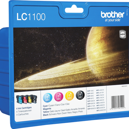 Brother LC-1100 Multipack Schwarz / Cyan / Magenta / Gelb