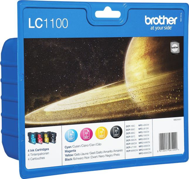 Brother LC-1100 Multipack Schwarz / Cyan / Magenta / Gelb