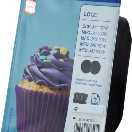 Brother LC-123 Multipack Schwarz