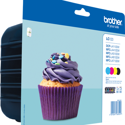 Brother LC-123 Multipack Schwarz / Cyan / Magenta / Gelb
