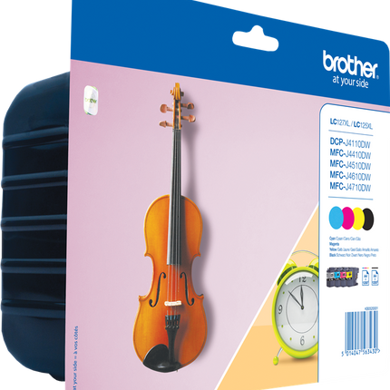 Brother LC-127XL+LC-125XL Multipack Schwarz / Cyan / Magenta / Gelb