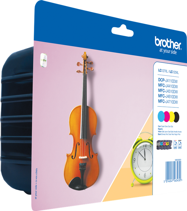 Brother LC-127XL+LC-125XL Multipack Schwarz / Cyan / Magenta / Gelb