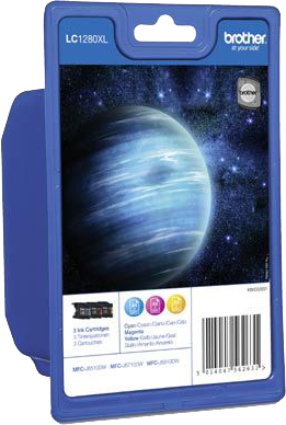 Brother LC-1280XL Multipack Cyan / Magenta / Gelb