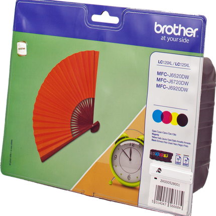Brother LC-129XL+LC-125XL Multipack Schwarz / Cyan / Magenta / Gelb