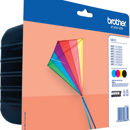 Brother LC-223 Multipack Schwarz / Cyan / Magenta / Gelb