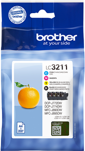 Brother LC-3211 Multipack Schwarz / Cyan / Magenta / Gelb