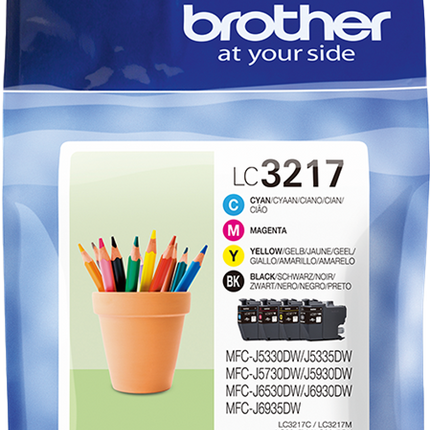 Brother LC-3217 Multipack Schwarz / Cyan / Magenta / Gelb