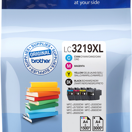 Brother LC-3219XL Multipack Schwarz / Cyan / Magenta / Gelb