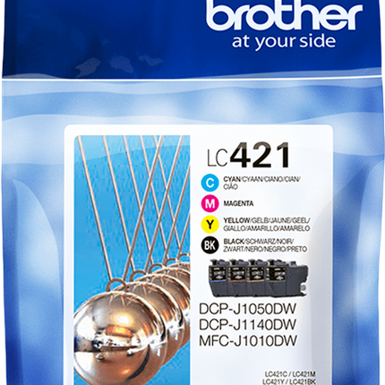 Brother LC-421 Multipack Schwarz / Cyan / Magenta / Gelb