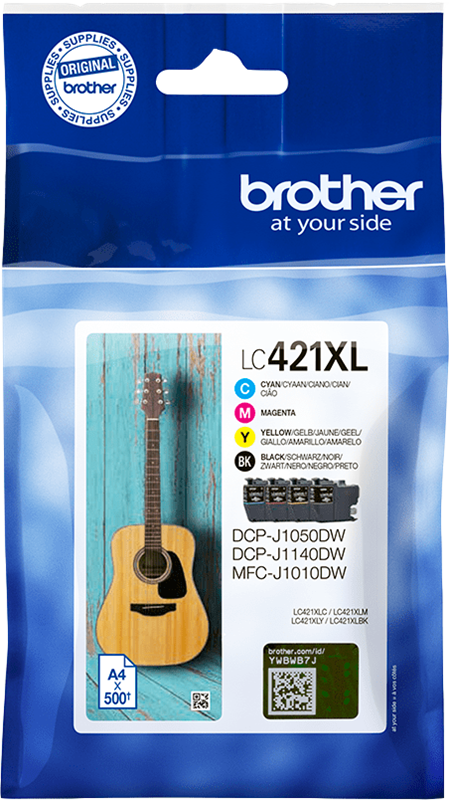 Brother LC-421XL Multipack Schwarz / Cyan / Magenta / Gelb