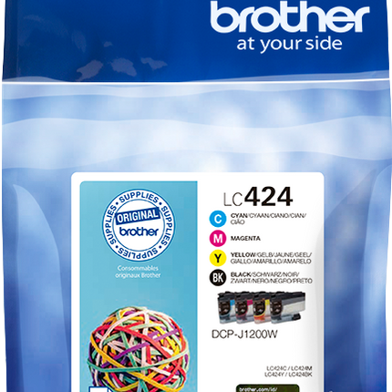 Brother LC-424 Multipack Schwarz / Cyan / Magenta / Gelb