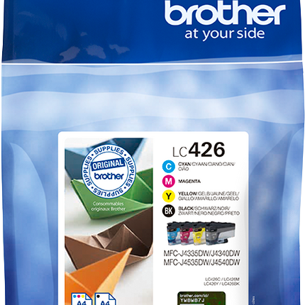 Brother LC-426 Multipack Schwarz / Cyan / Magenta / Gelb