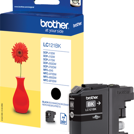 Brother LC121BK Schwarz Druckerpatrone