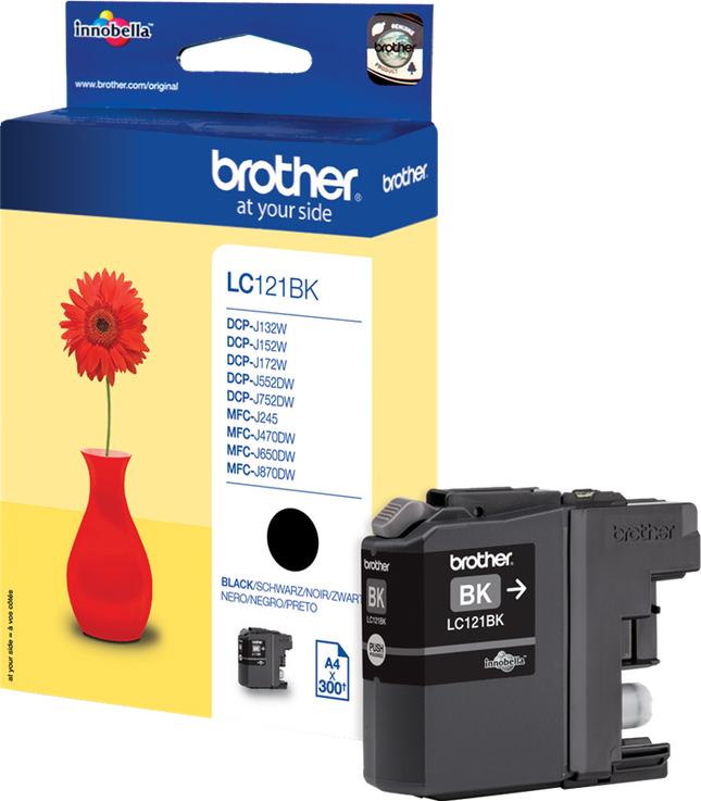 Brother LC121BK Schwarz Druckerpatrone