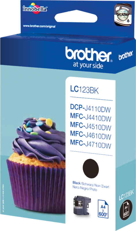 Brother LC123BK Schwarz Druckerpatrone