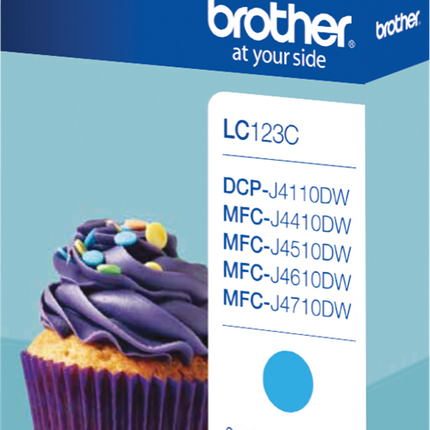 Brother LC123C Cyan Druckerpatrone