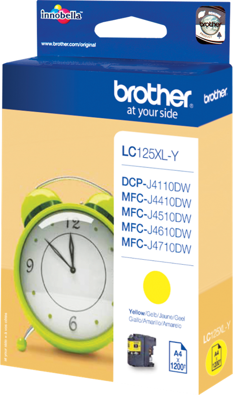 Brother LC125XLY Gelb Druckerpatrone