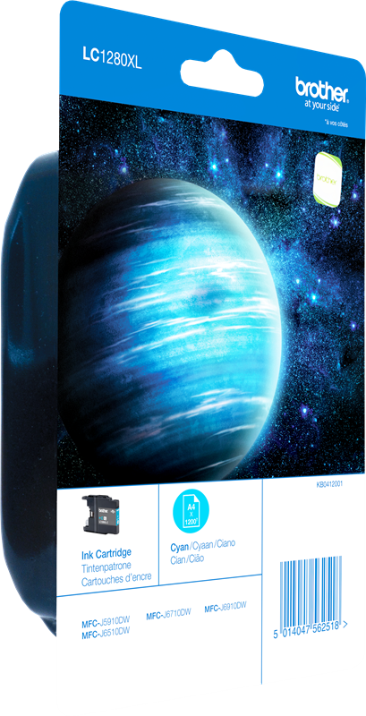 Brother LC1280XLC Cyan Druckerpatrone